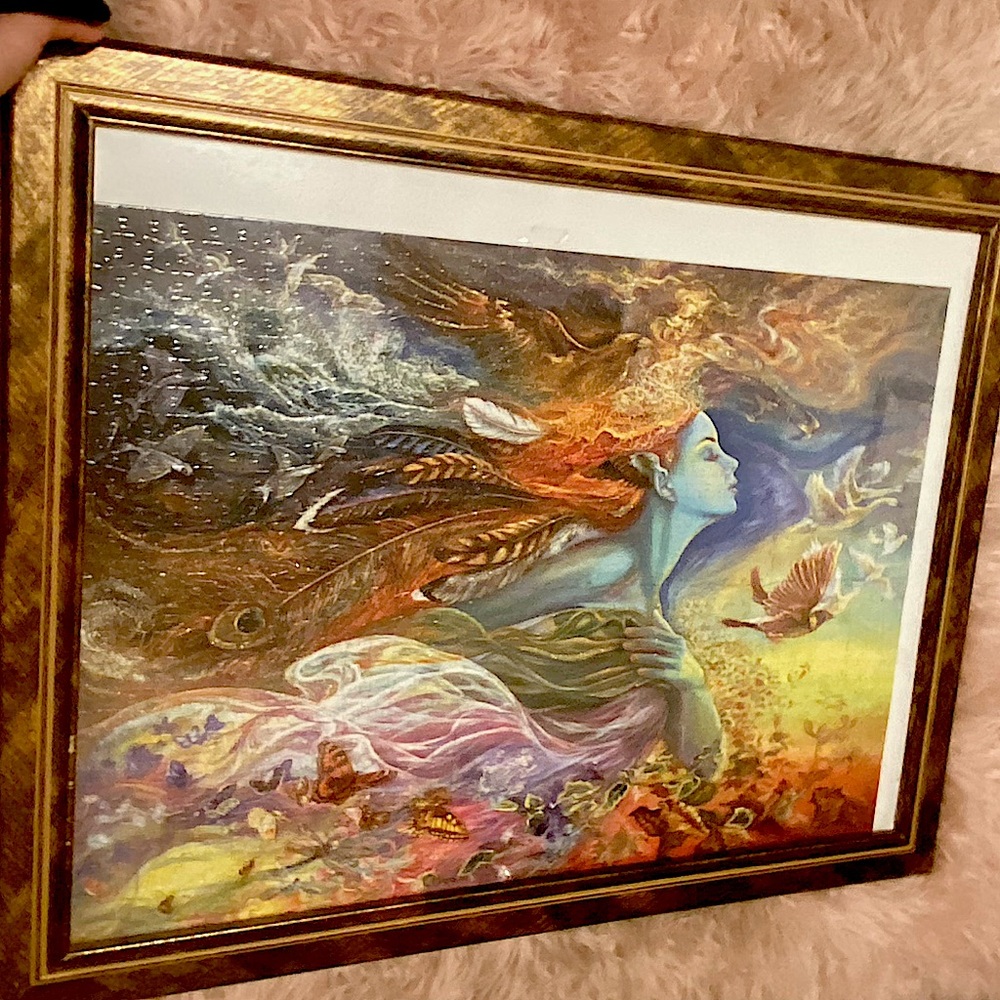 This a 1000 piece puzzle I had completed and framed. *Frame is separate*